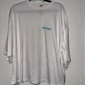 PLAYBOY White Short Sleeve Tee Classic Cotton